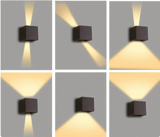 Kubische Lichter | Led-Wandleuchten